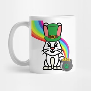 Funny Bunny is a leprachaun Mug